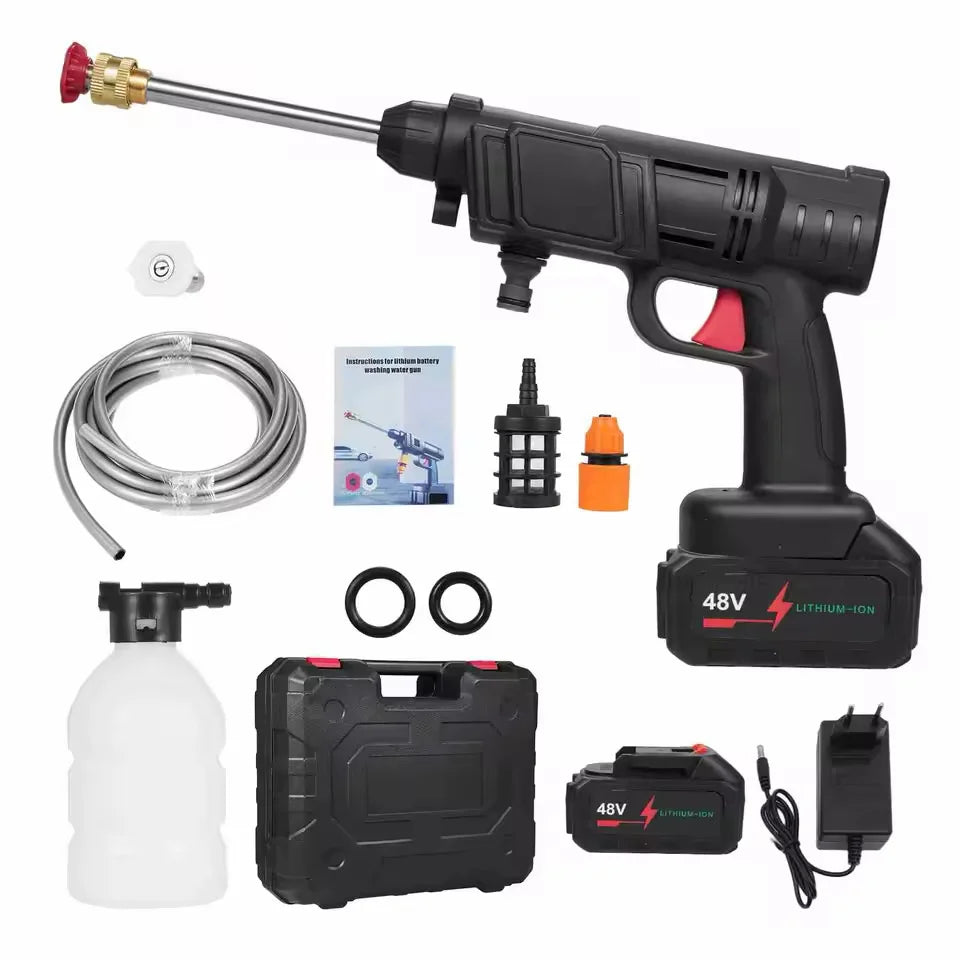 Hidro lavadora Portátil de Alta Presión (Recargable) – Limpia Todo en Segundos